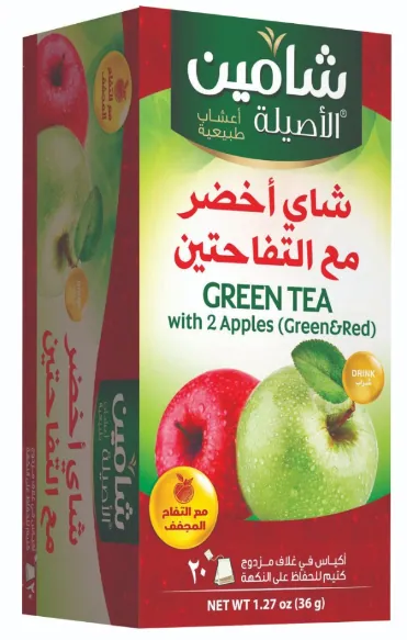 Chamain Green Tea with Two Apples 20 TB