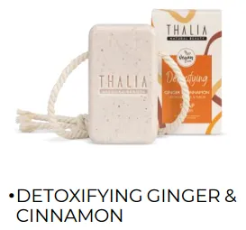 Thalia Ginger & Cinnamon Soap on a Rope 140 g