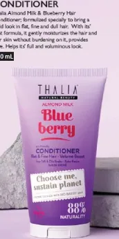 Thalia Almond Milk & Blueberry Shampoo 250 ml