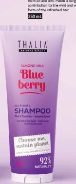 Thalia Almond Milk & Blueberry Leave-In Conditioner 200 ml